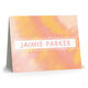 Shades of Orange Tie-Dye Folded Note Cards Image 3 of 3